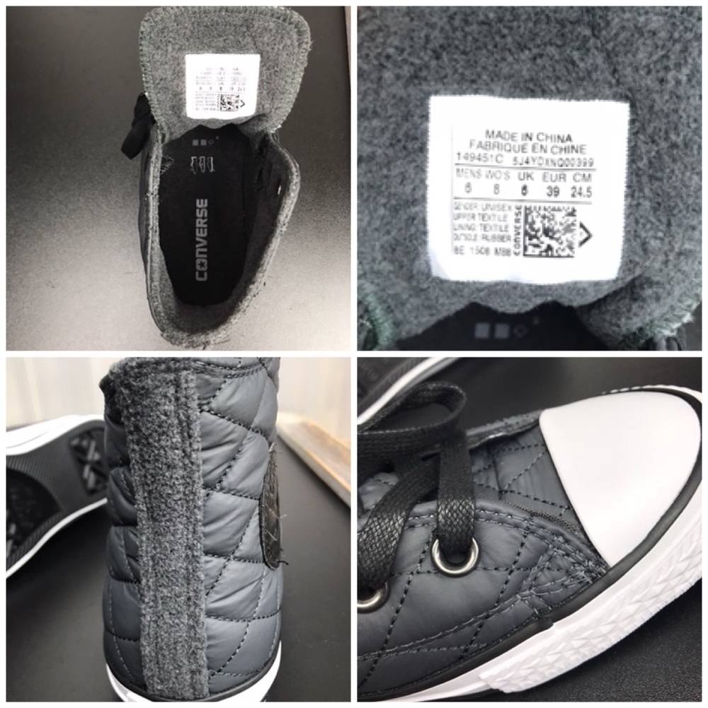 Converse CT HI STORM WIN Arctic Grey W AUTHENTIC - Picture 7 of 7